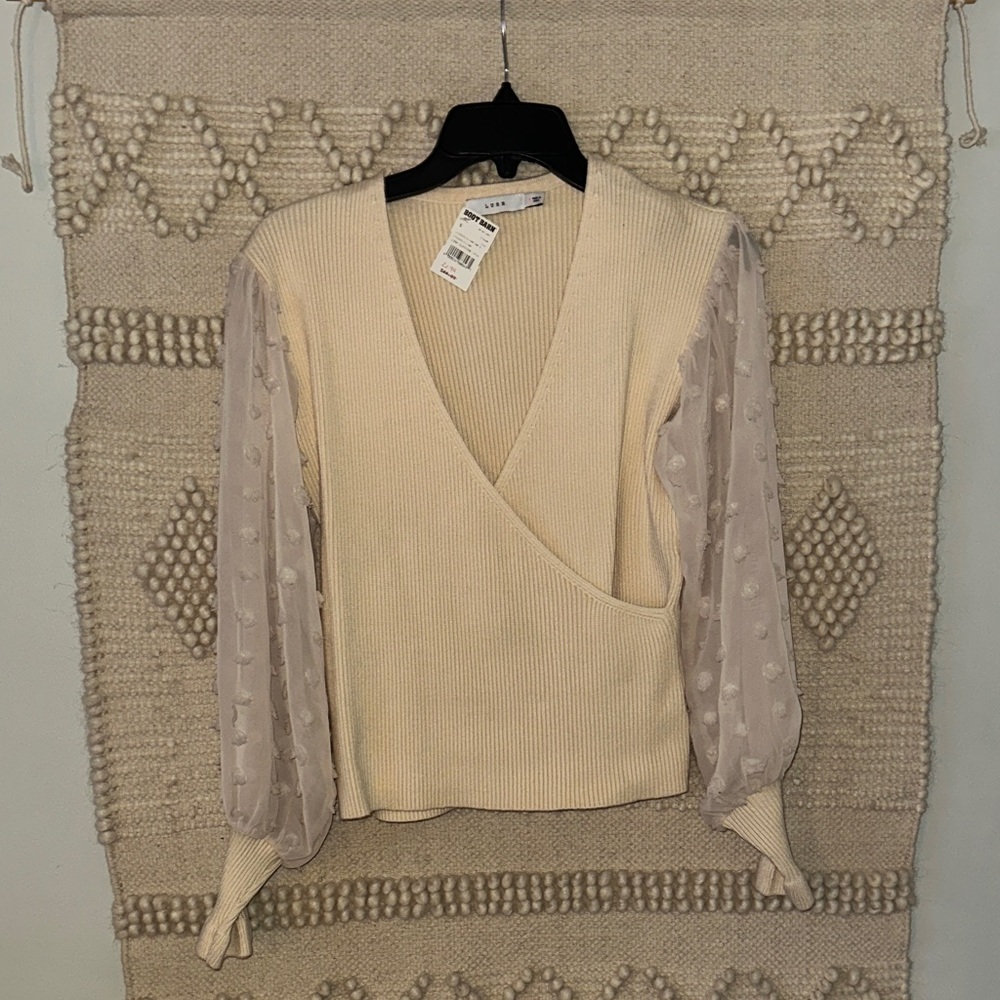 Lush Cream Knit Sweater